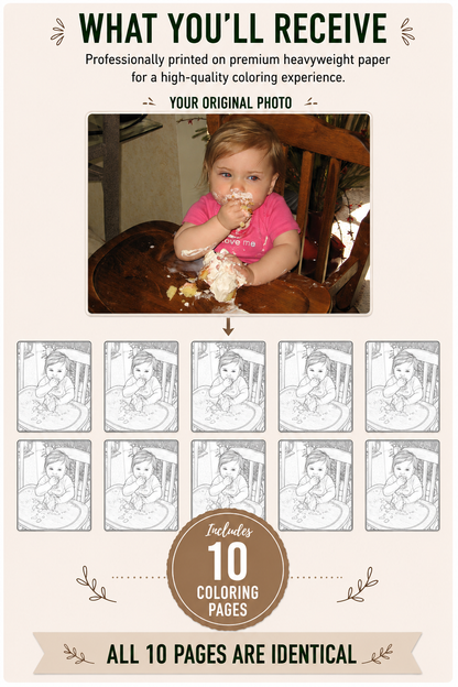 Deluxe Detailed Custom Coloring Pages