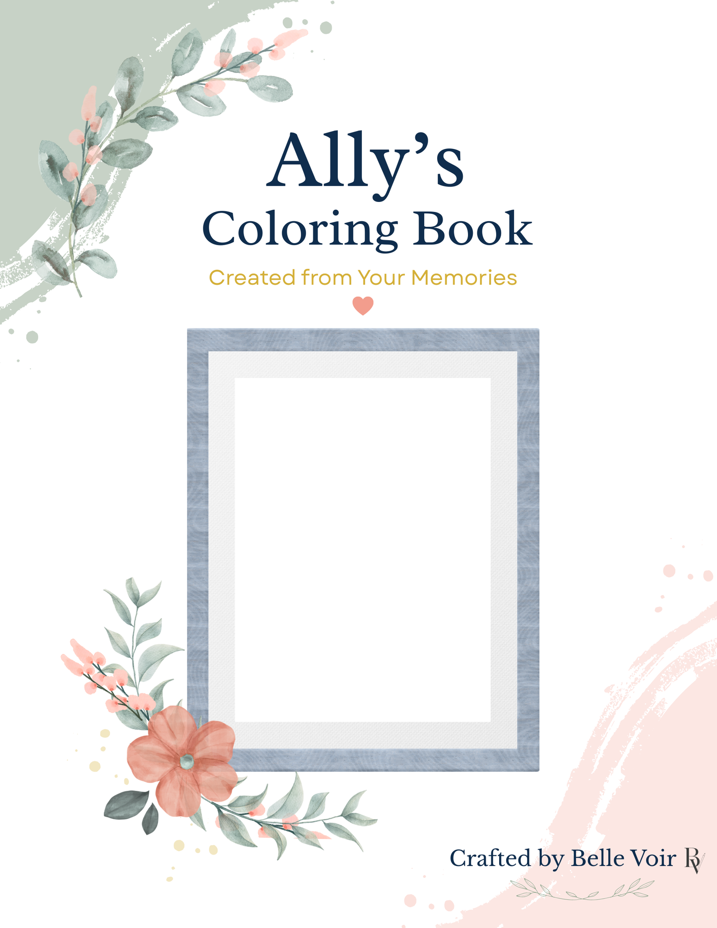 Custom Deluxe Detailed Coloring Book