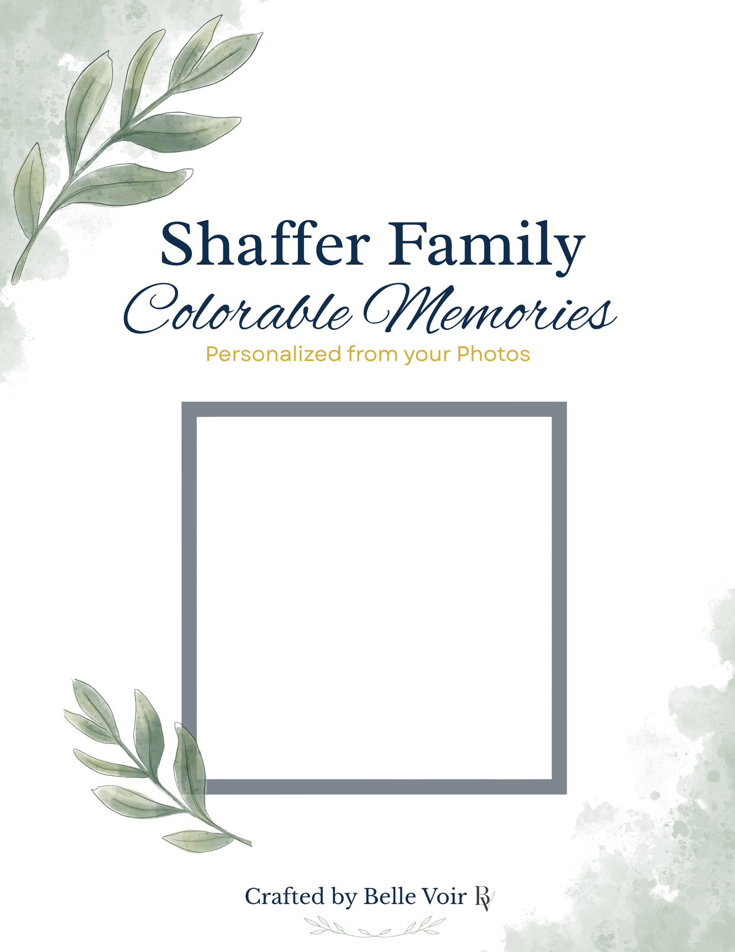 Custom Basic Simple Coloring Book