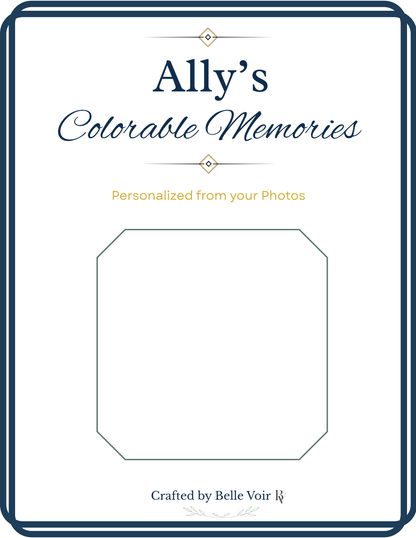 Custom Basic Simple Coloring Book