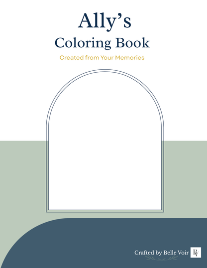 Custom Deluxe Detailed Coloring Book