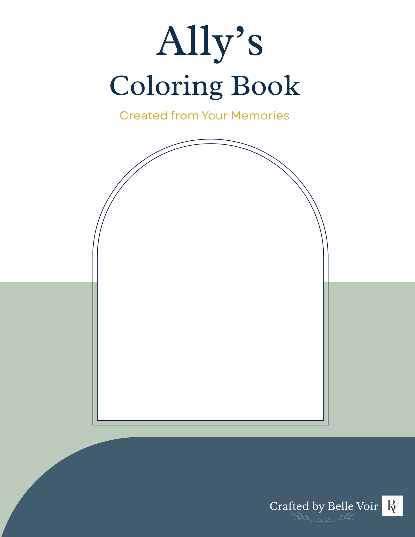 Custom Basic Simple Coloring Book