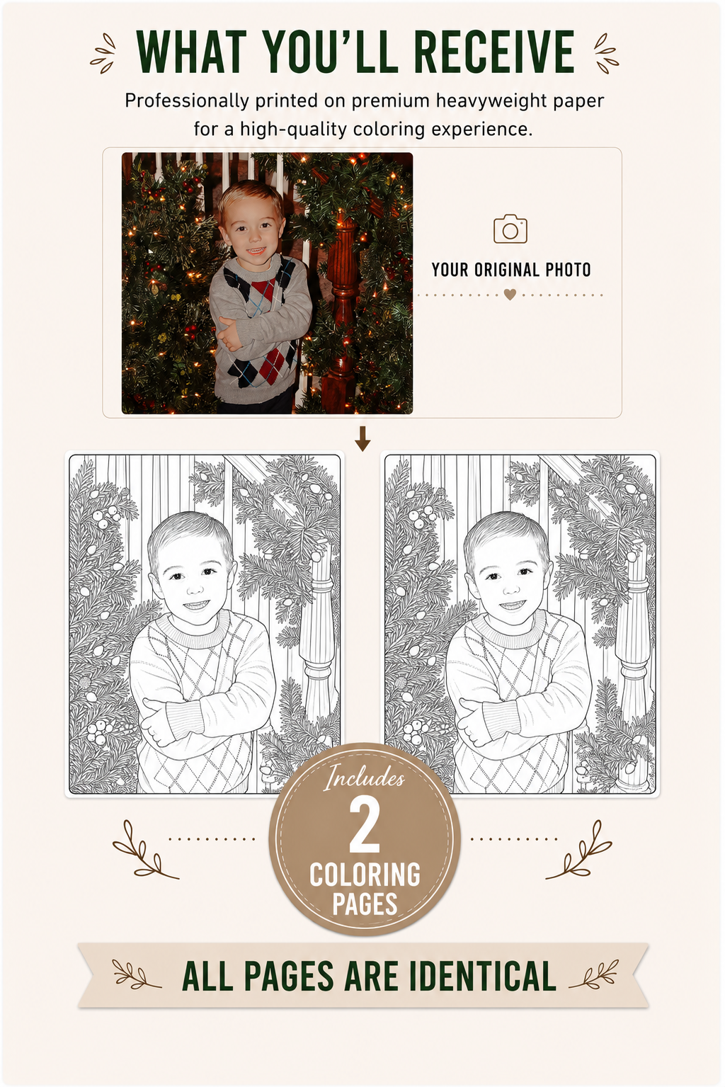 Deluxe Detailed Custom Coloring Pages