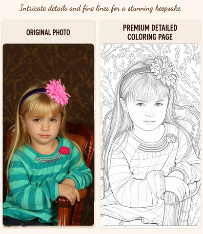 Deluxe Detailed Custom Coloring Pages