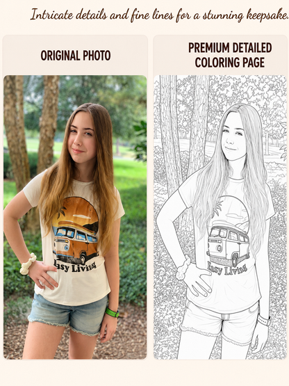 Deluxe Detailed Custom Coloring Pages