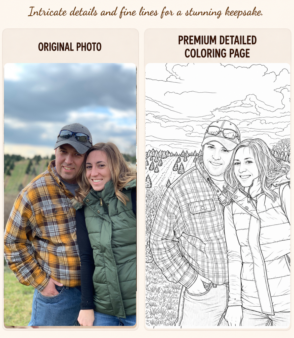 Deluxe Detailed Custom Coloring Pages