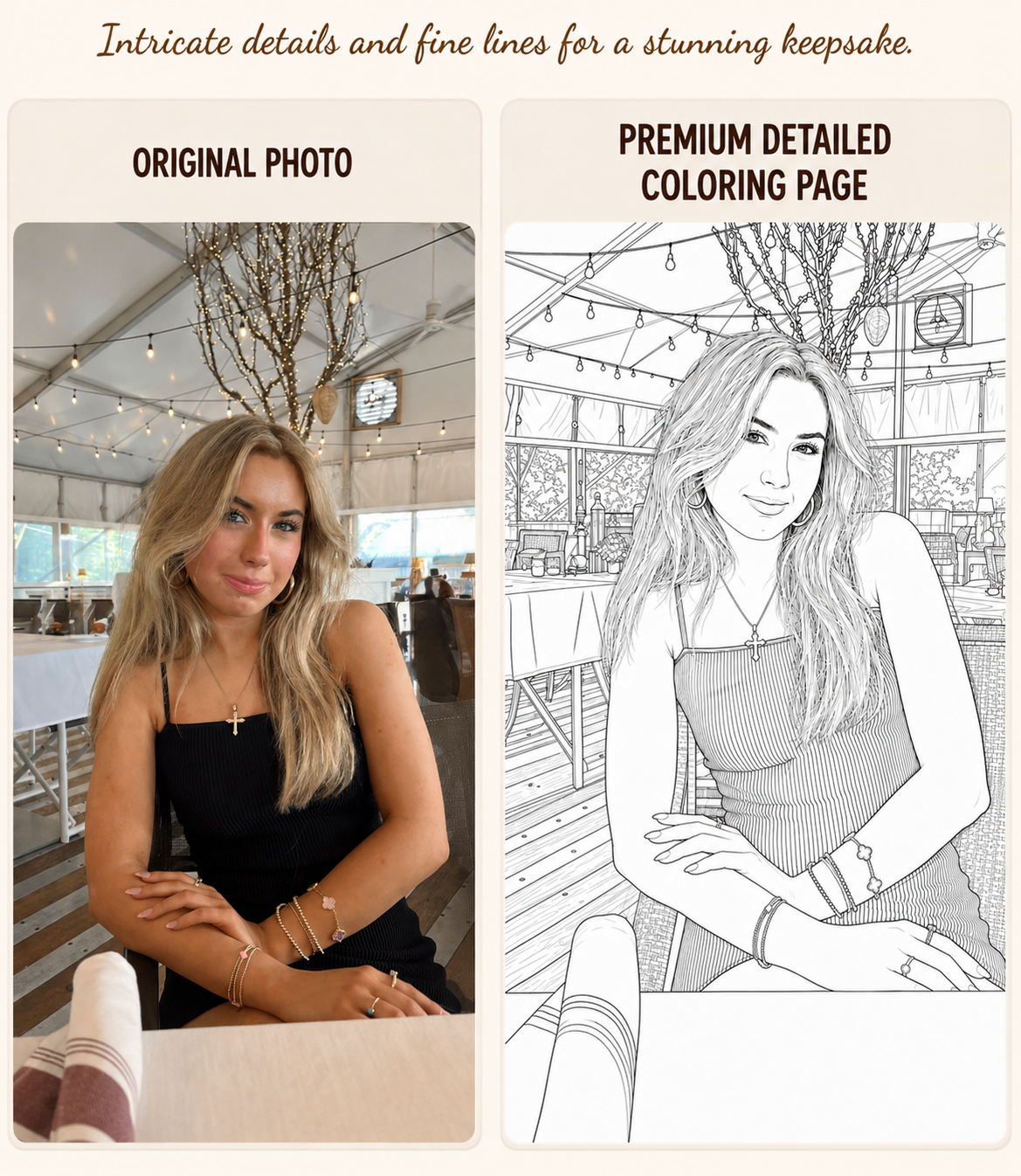 Deluxe Detailed Custom Coloring Pages