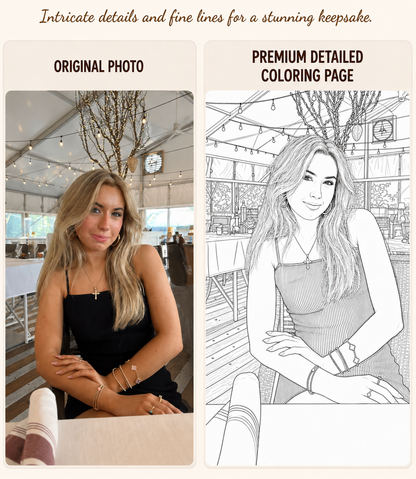 Deluxe Detailed Custom Coloring Pages