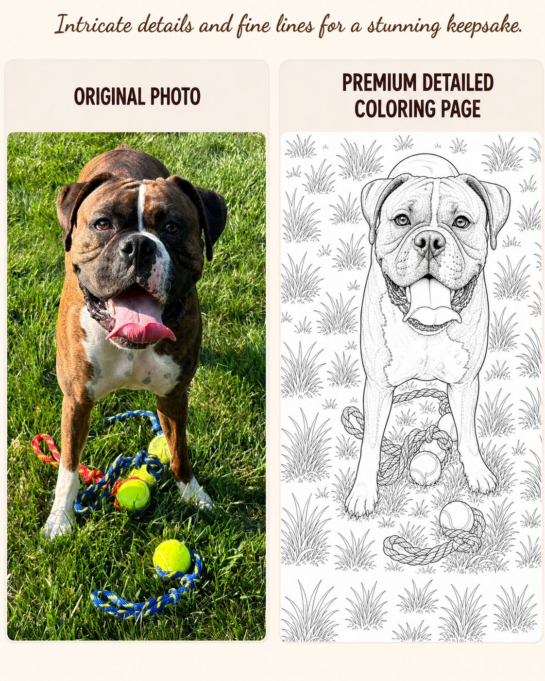 Deluxe Detailed Custom Coloring Pages