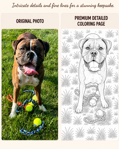 Deluxe Detailed Custom Coloring Pages