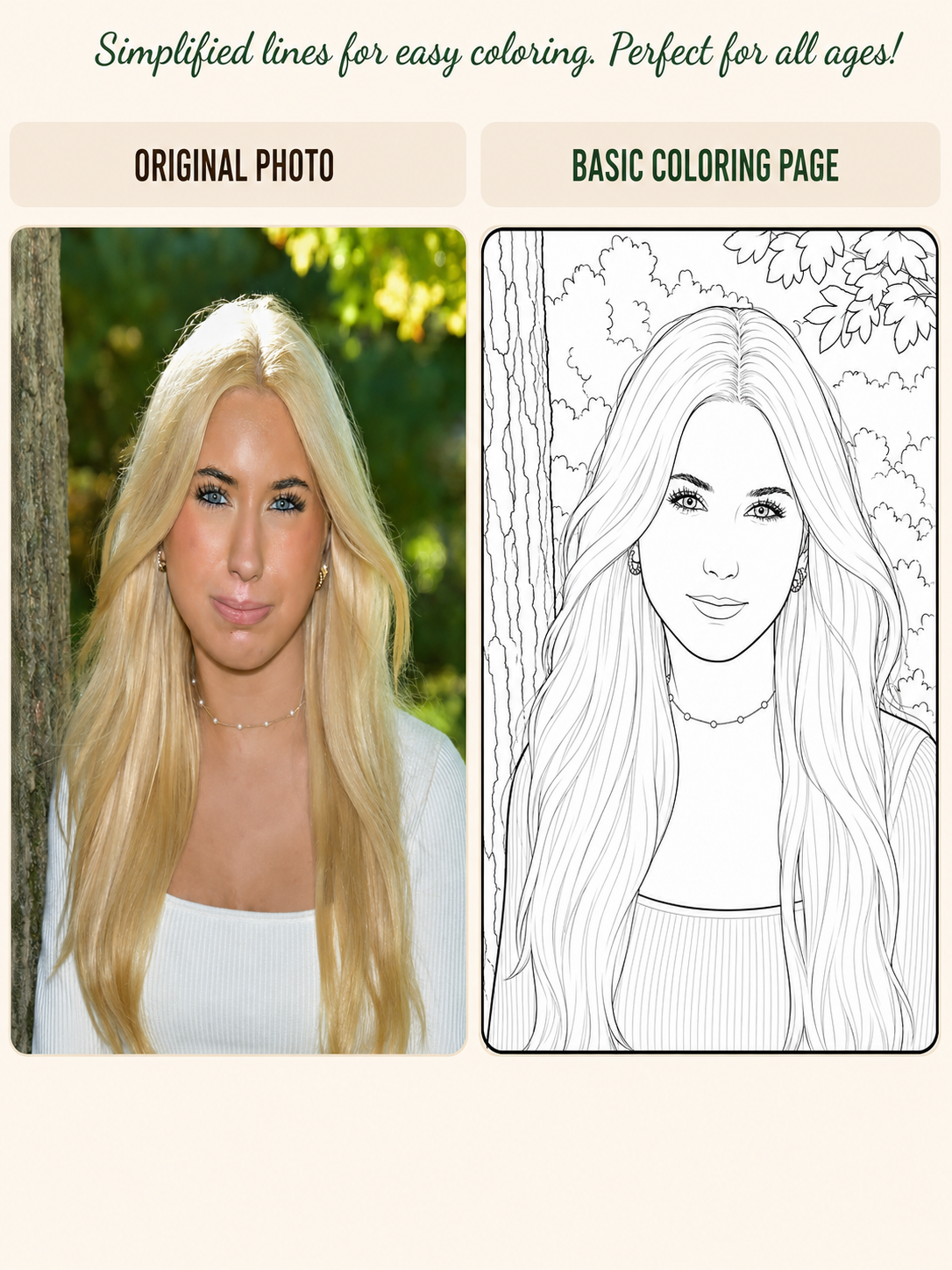 Basic Custom Coloring Pages