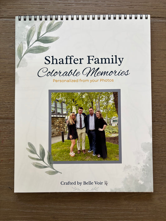 Custom Deluxe Detailed Coloring Book