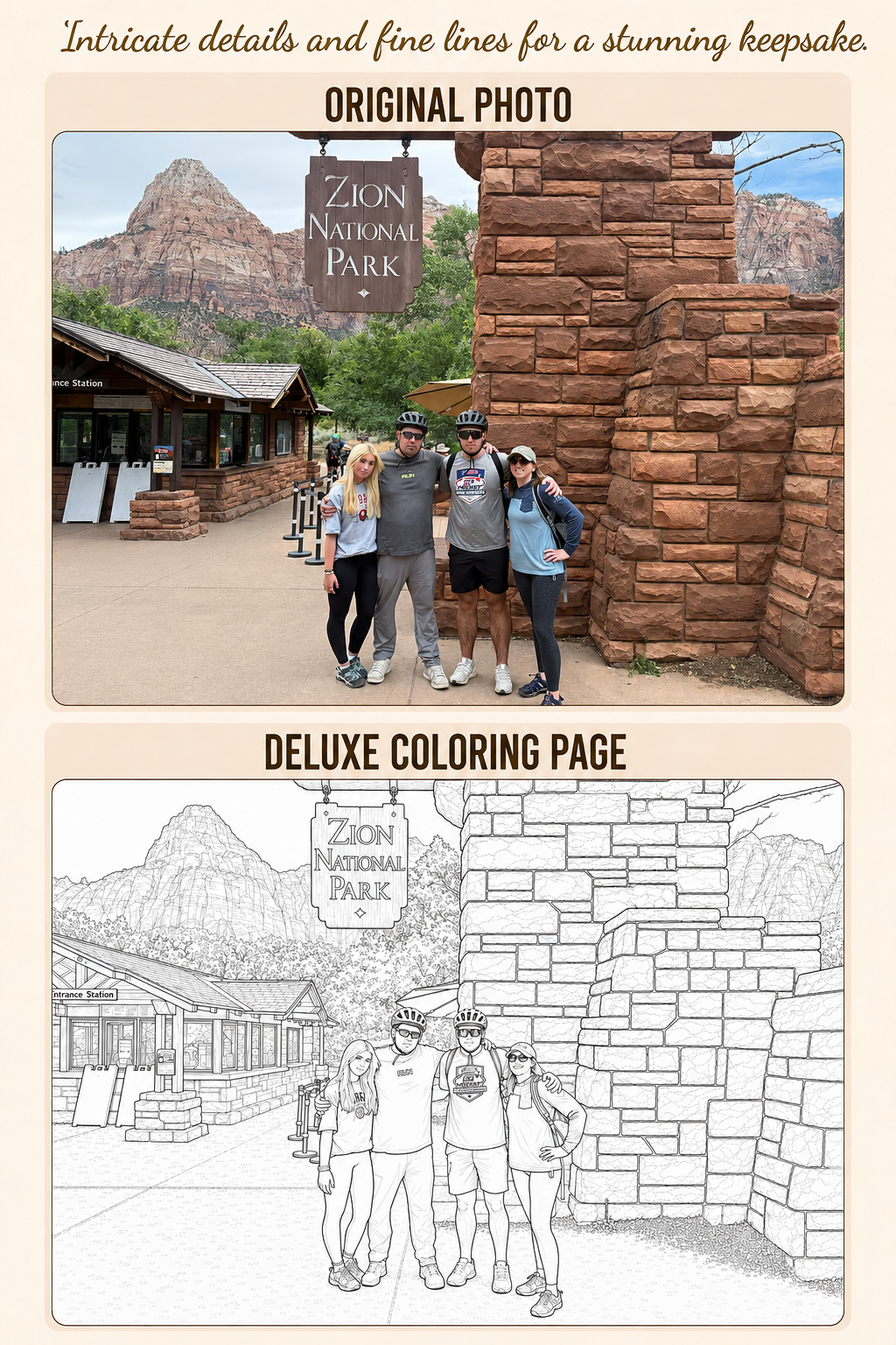 Deluxe Detailed Custom Coloring Pages