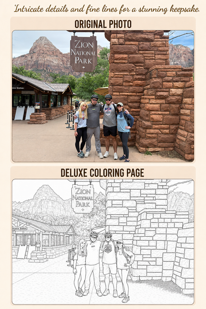Deluxe Detailed Custom Coloring Pages