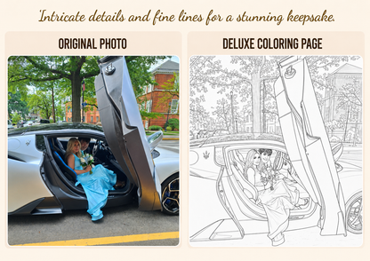 Deluxe Detailed Custom Coloring Pages