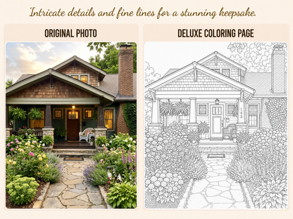 Deluxe Detailed Custom Coloring Pages