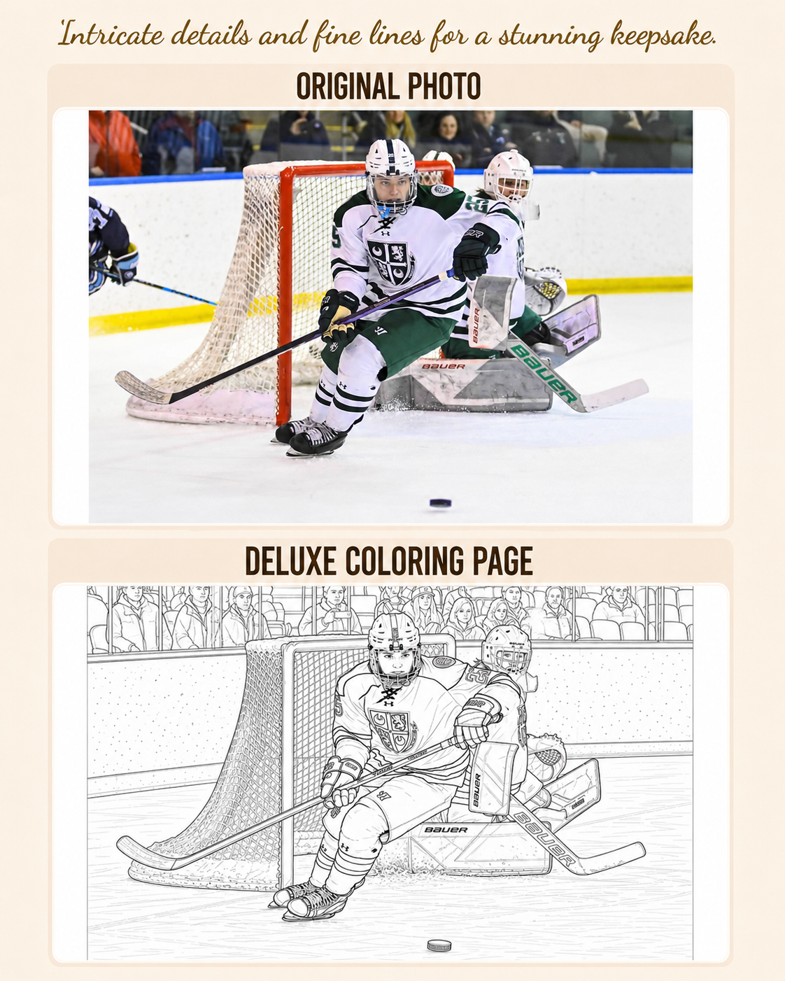 Deluxe Detailed Custom Coloring Pages