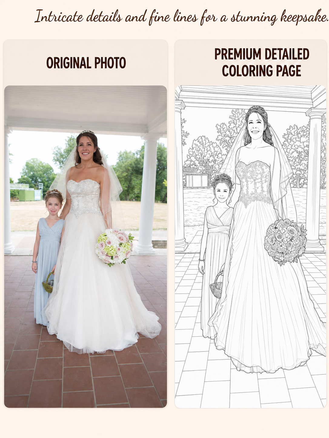 Deluxe Detailed Custom Coloring Pages