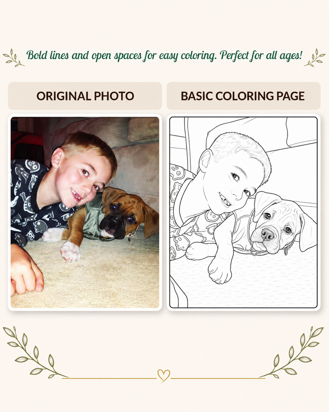 Basic Custom Coloring Pages