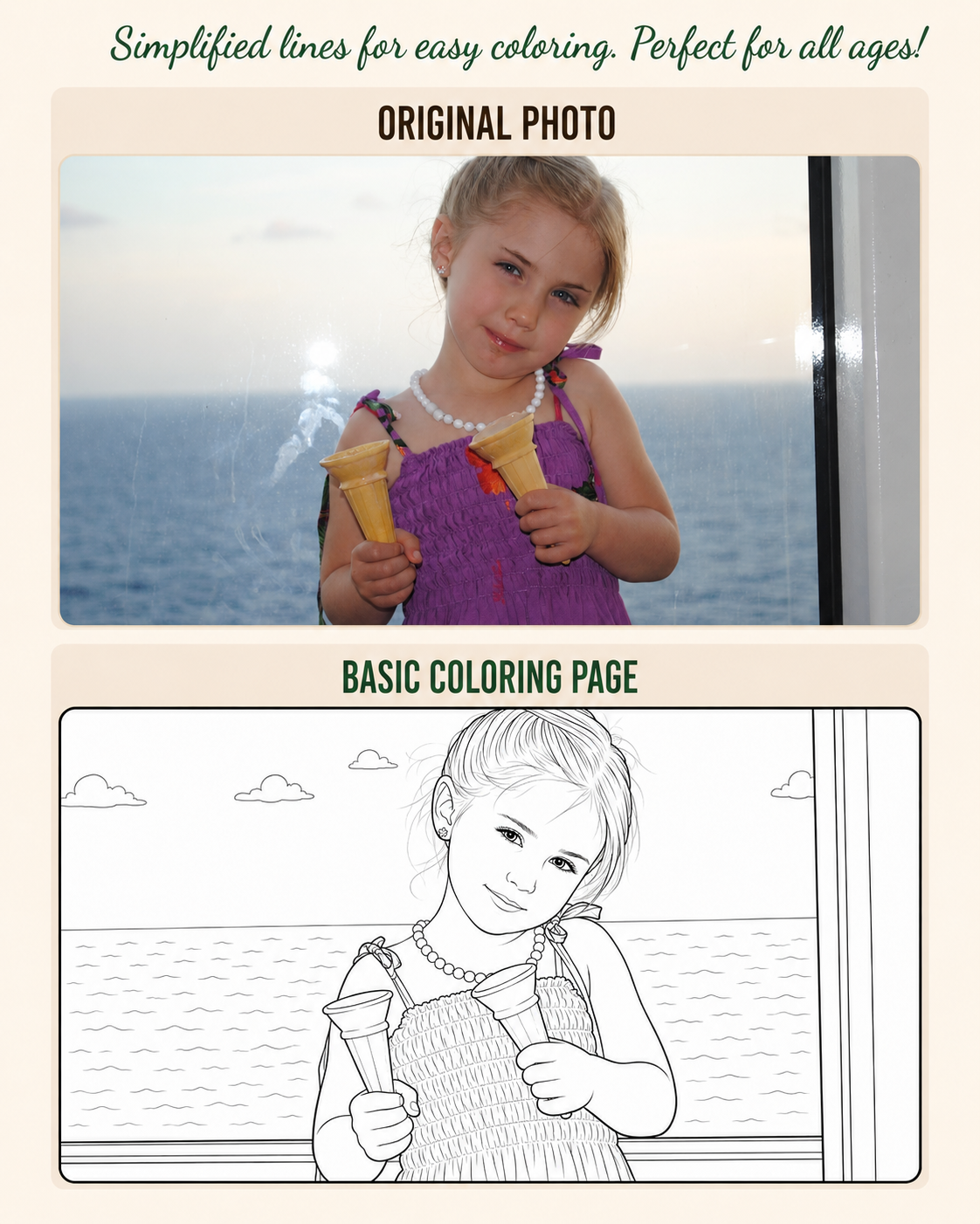 Basic Custom Coloring Pages