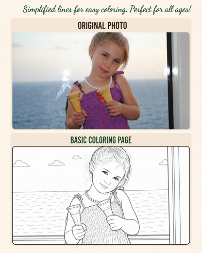 Basic Custom Coloring Pages