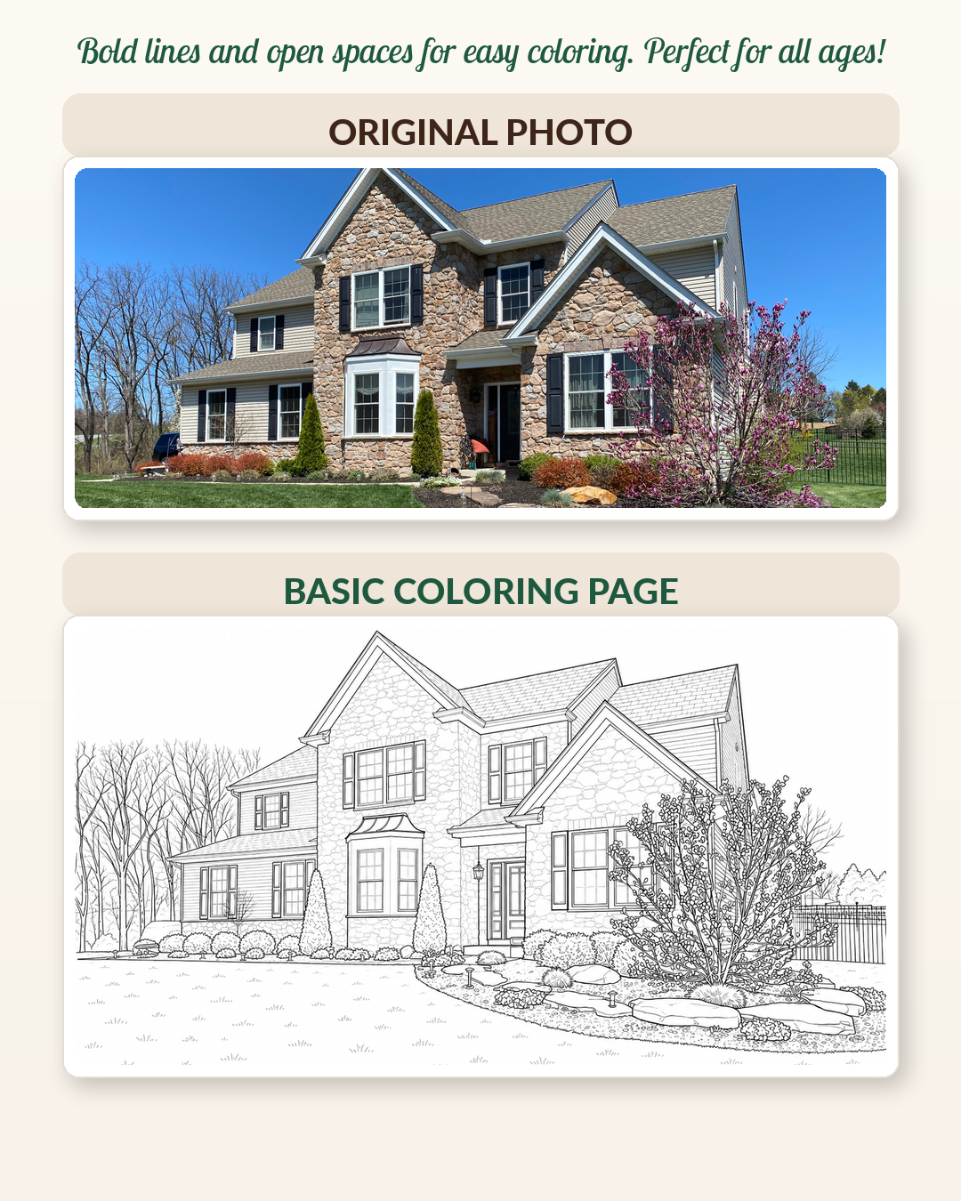 Basic Custom Coloring Pages