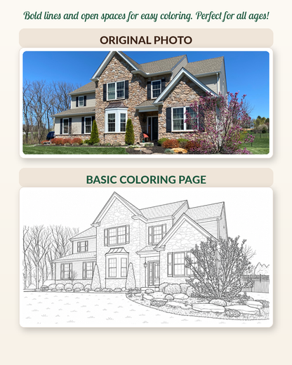 Basic Custom Coloring Pages